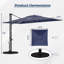Tanza x 10 pi Parasol sans base