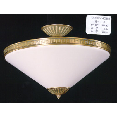 Delosreyes Acrylic Semi Flush Mount