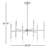 Monstair 12 - Light Dimmable Modern Linear Chandelier-595609075
