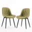 Chaise d'appoint rembourrée en similicuir Chardee-1647928889
