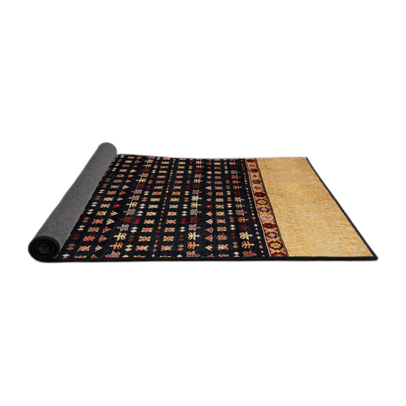 Tapis abstrait moderne 4971, Rond 8 pi