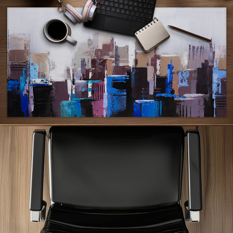 Abstract skyscrapers - 15.75"x31.50" Desk mat