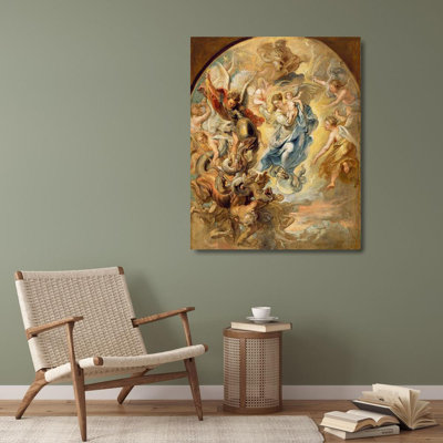 Rubens, Peter Paul Gallery Wrapped Canvas Art: The Virgin as the Woman of the Apocalypse (97_456166)