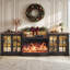 Meuble télé 97 po Farmhouse Fireplace-113714998