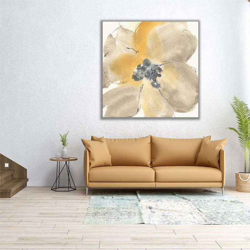 Flower Tones I - reproduction d'art sur toile, H 40 po x l 40 po