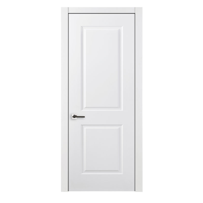 Porte intérieure traditionnelle stratifiée 2 panneaux pré-suspendu à gauche / droite, Droite, 17,75 po x 80 po 