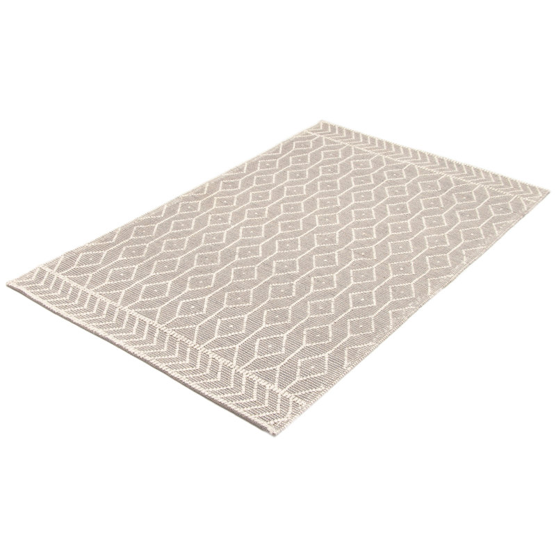 Tapis taupe unique 4 pi 11 po x 7 pi 10 po Demeir