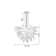 Lowestoft Glass Dimmable Geometric Chandelier