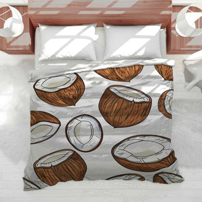 Coconuts Bedding Food Comforter Tropical