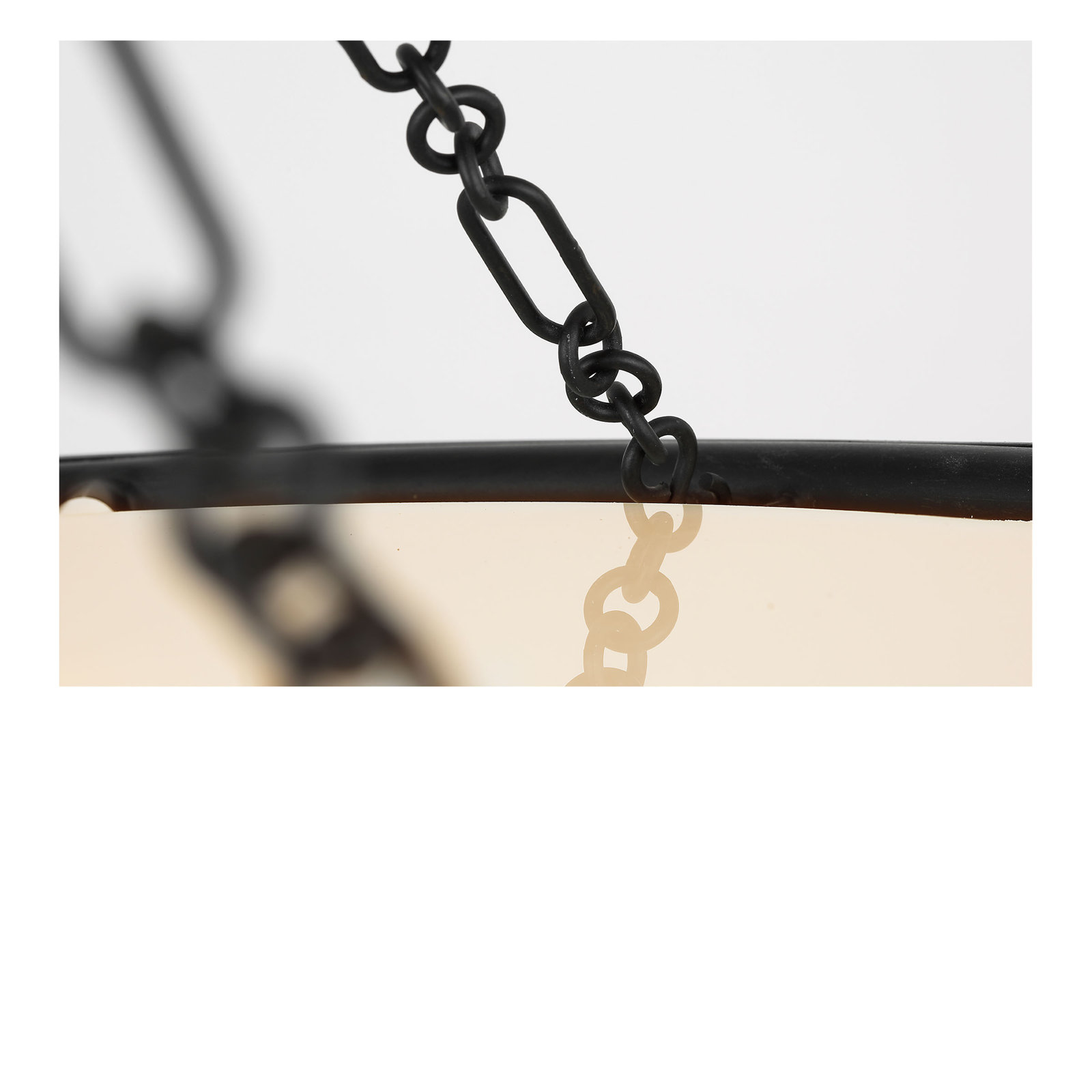 Ledger Chandelier, 15.88" H x 24" W  x 24" D, Aged Iron, 4