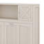 Lit escamotable double avec armoires de rangement