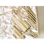 Lustre orbe en cristal 5 lumières l 18,9 po Quon-1915049974