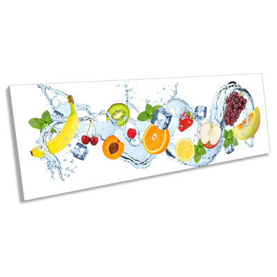 Fresh Fruit Kitchen - Wrapped Canvas Panoramic Print
