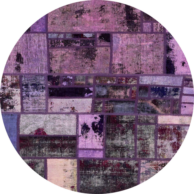 Abstract Indoor Rug, Round 3'
