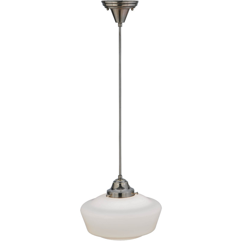 Luminaire suspendu 1 lumières scolaire single Moshier