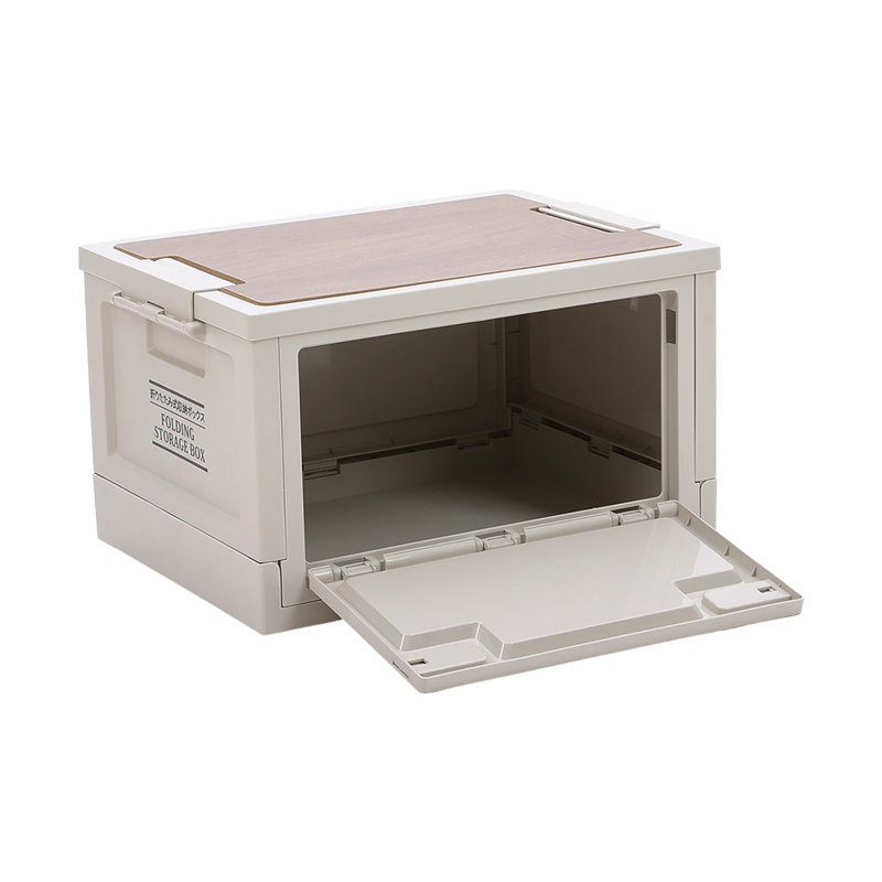 Borough Wharf PP, Wooden Board Storage Tub & Tote, 30L, White