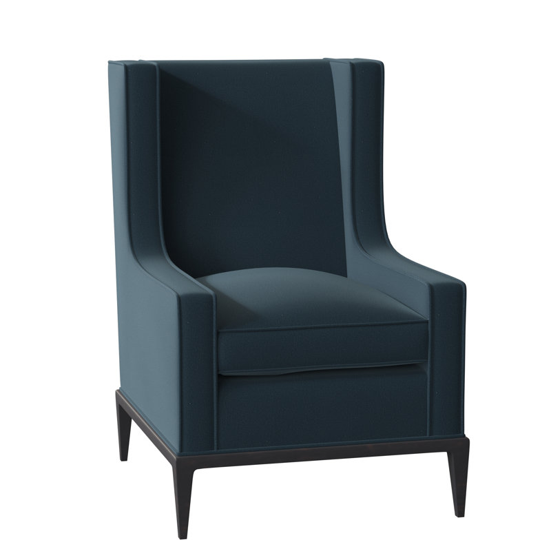 Fauteuil à oreilles 28 po Claxton, Espresso, Lagon Margaret