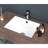 Graceful Touch Ceramic Rectangular Sink - 21X14, Undermount Overflow Design Luxury Style Installation