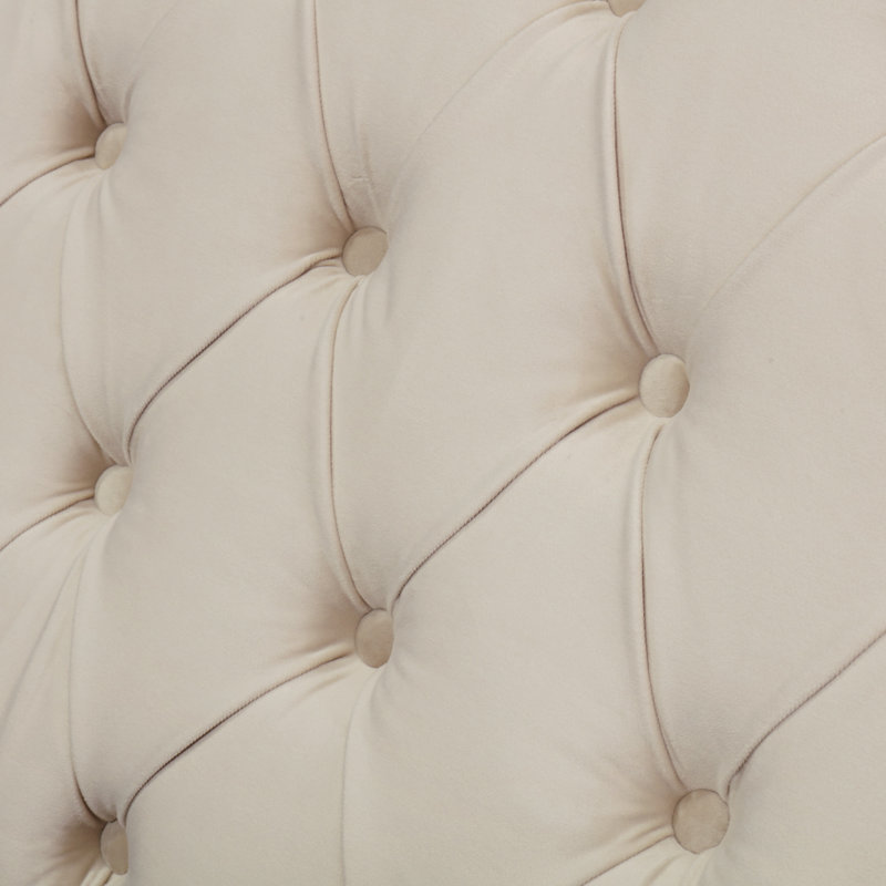 Basildene Upholstered Bed, Super King (6'), Beige