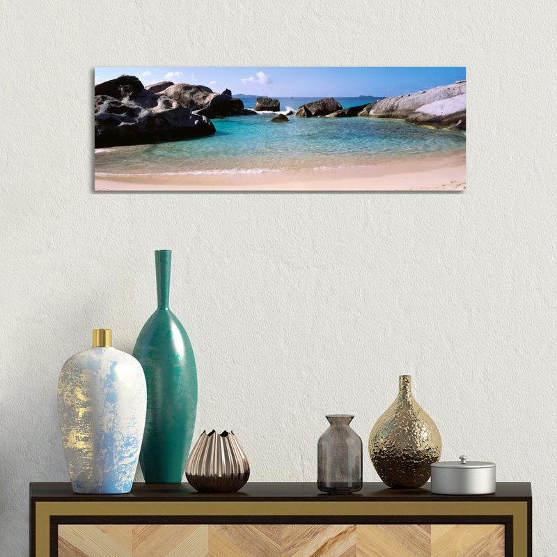 Tidal Pool, The Baths, Virgin Gorda, British Virgin Islands by Panoramic Images - Wrapped Canvas Panoramic Gallery-Wrapped Canvas Giclée