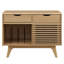 Présentoir à disques en vinyle 37 po Modway Render-1388280003