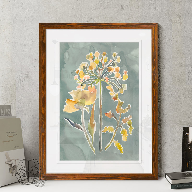 Reproduction d’art sur toile, "fleurs ii" par paul cezanne-picture frame, H 32 po x l 44 po x 1,25 po, Blanc