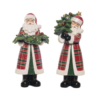  Ensemble de 2 décorations de Noël en résine de Noël