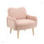 Chaise de salon avec pieds en métal