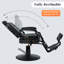 Fauteuil de coiffeur inclinable rétro robuste