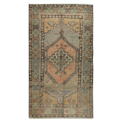 Contemporary Hand Knotted Tulu Rug in Tones, 100% Wool, Custom Options Available
