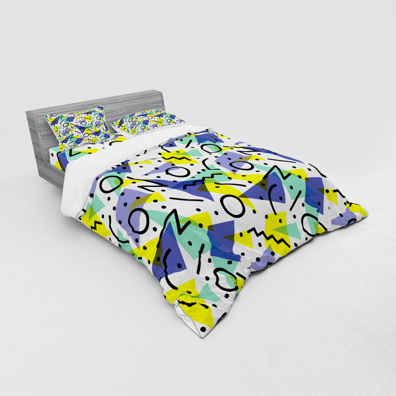 Ensemble de housse de couette à imprimé avec cercles et cercles de l’image 80