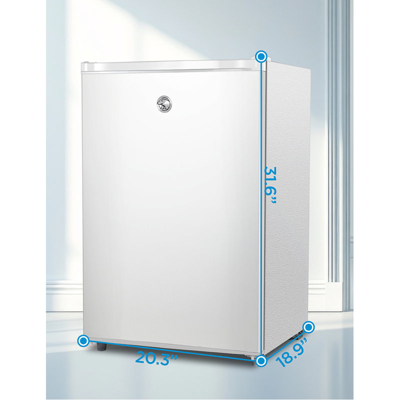 3.0 cu. Pi. Congélateur vertical, Blanc