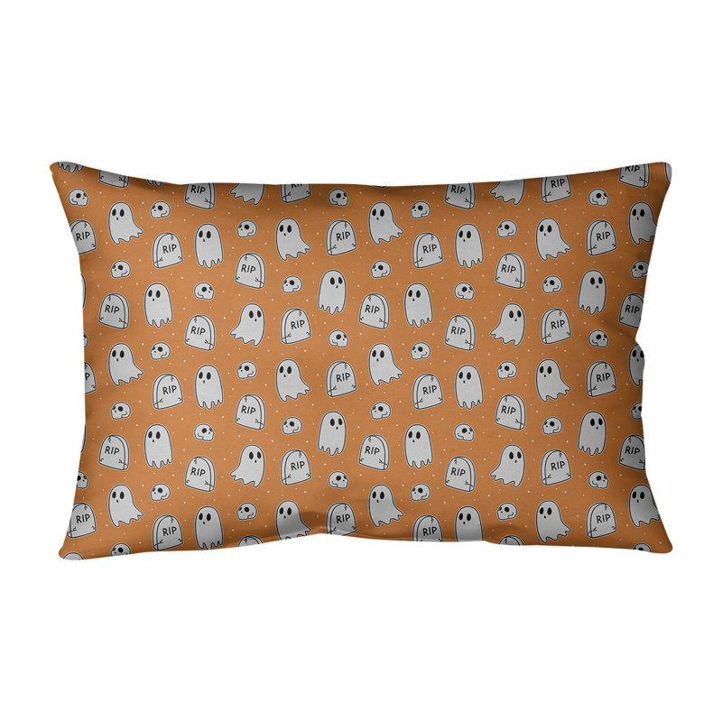 Coussin lombaire intérieur / extérieur Katelyn Elizabeth, Orange