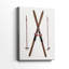 Skis rétro - Cavas enveloppés de galerie-1826185854