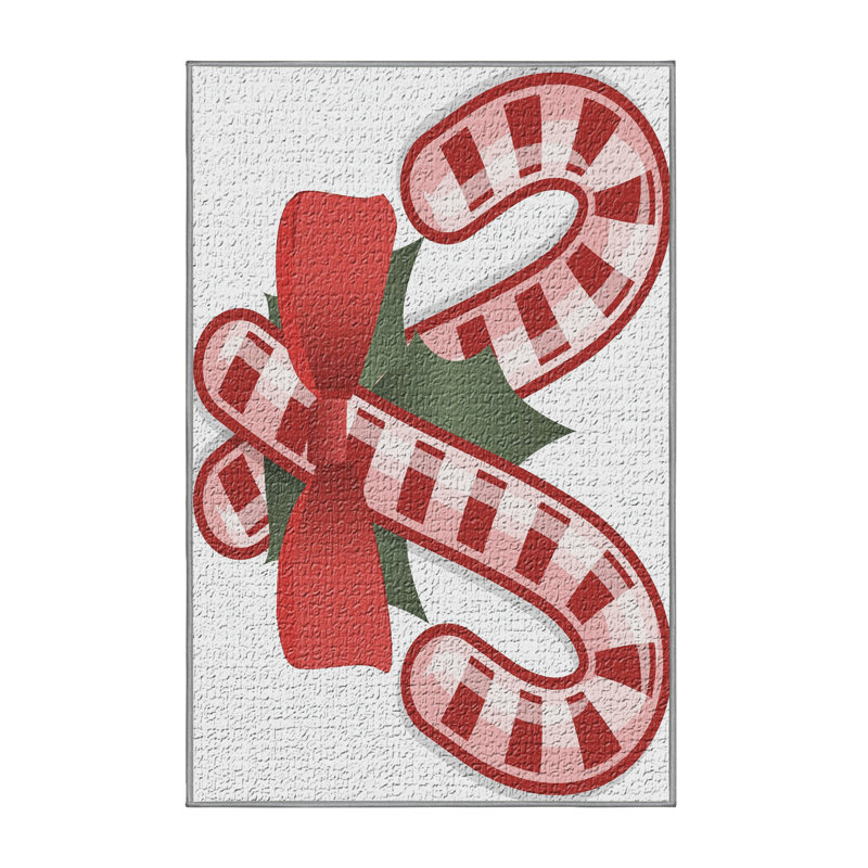 Tapis de noël zone rouge, Rectangle 2 pi x 3 pi