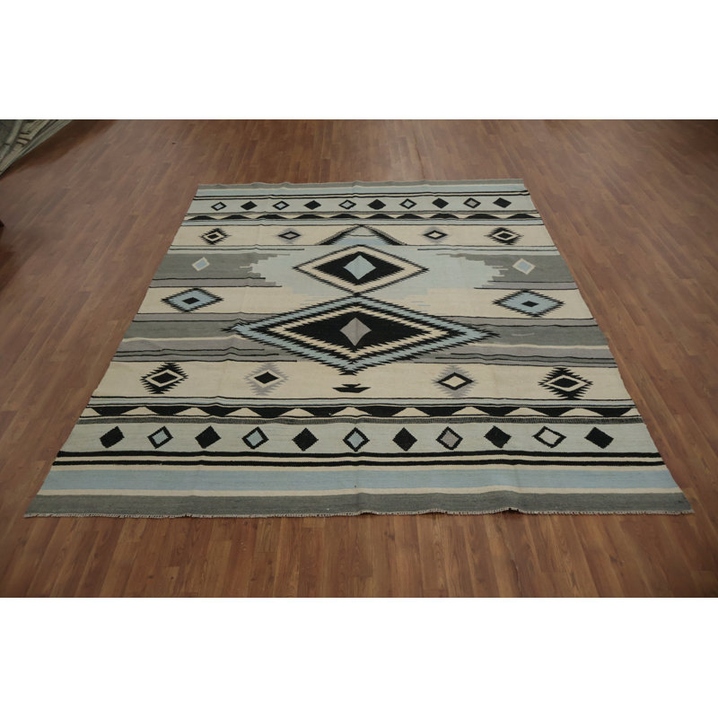 Tapis kilim Southwestern Design 8 x 10 pour des salons confortables