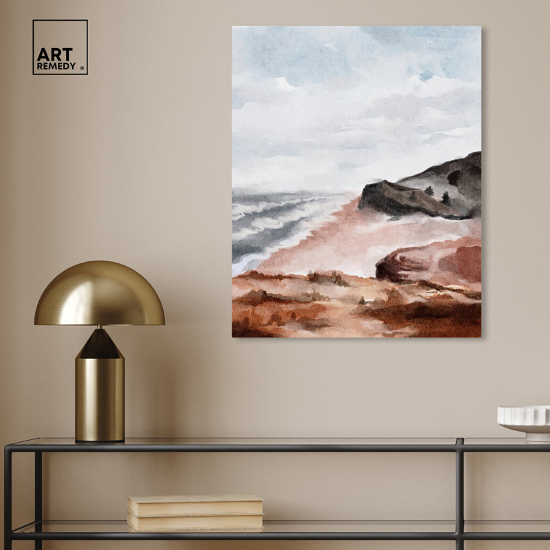 Art Remedy Coastal Landscape Gallery Wrapped Canvas, 20" x 24"