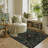 Washable Area Rug - Vintage Boho Botanical Low-Pile Rug-1744966578-1747079957