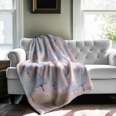 Jeté Airy Summit Splendor - 1 pièce Sherpa Blan Premium
