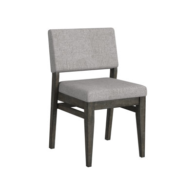 Chaise de salle à manger empilable rembourrée Flex, motif en chevron recyclé