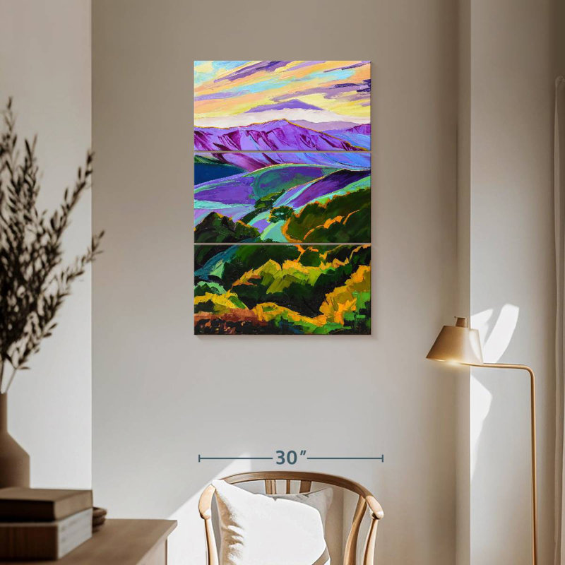 Alvord Mauve majestueux, H 57 po x l 36 po