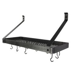 Aluminum 8-Hanger Snap-Rack Kitchen Utensil Rack - 24L