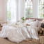 Ensemble de housse de couette à rayures 100% coton lavé MooMee-105229476-117586341