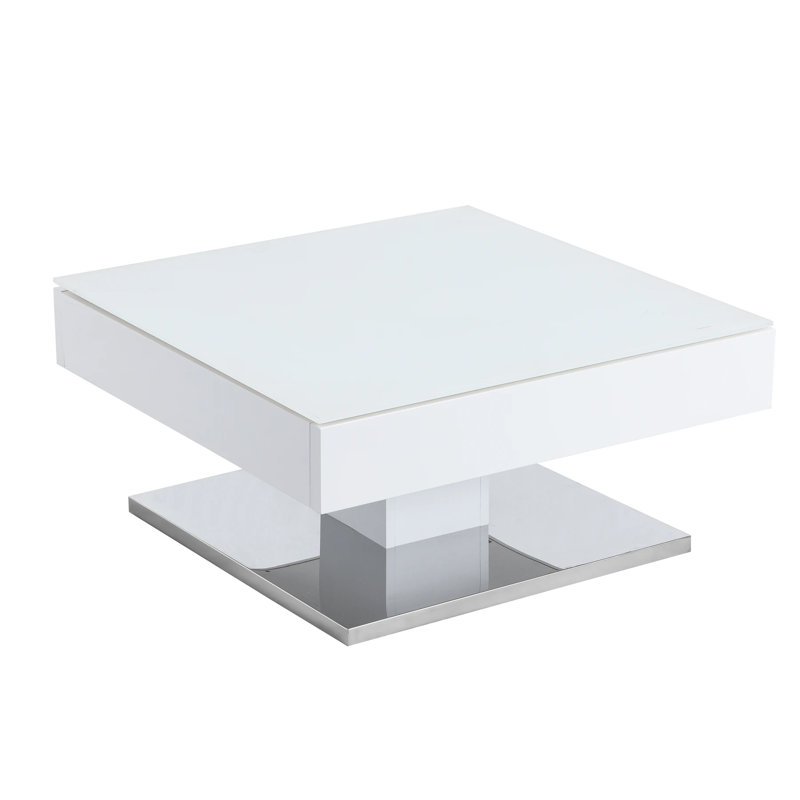 West Brookfield Pedestal Coffee Table with Storage