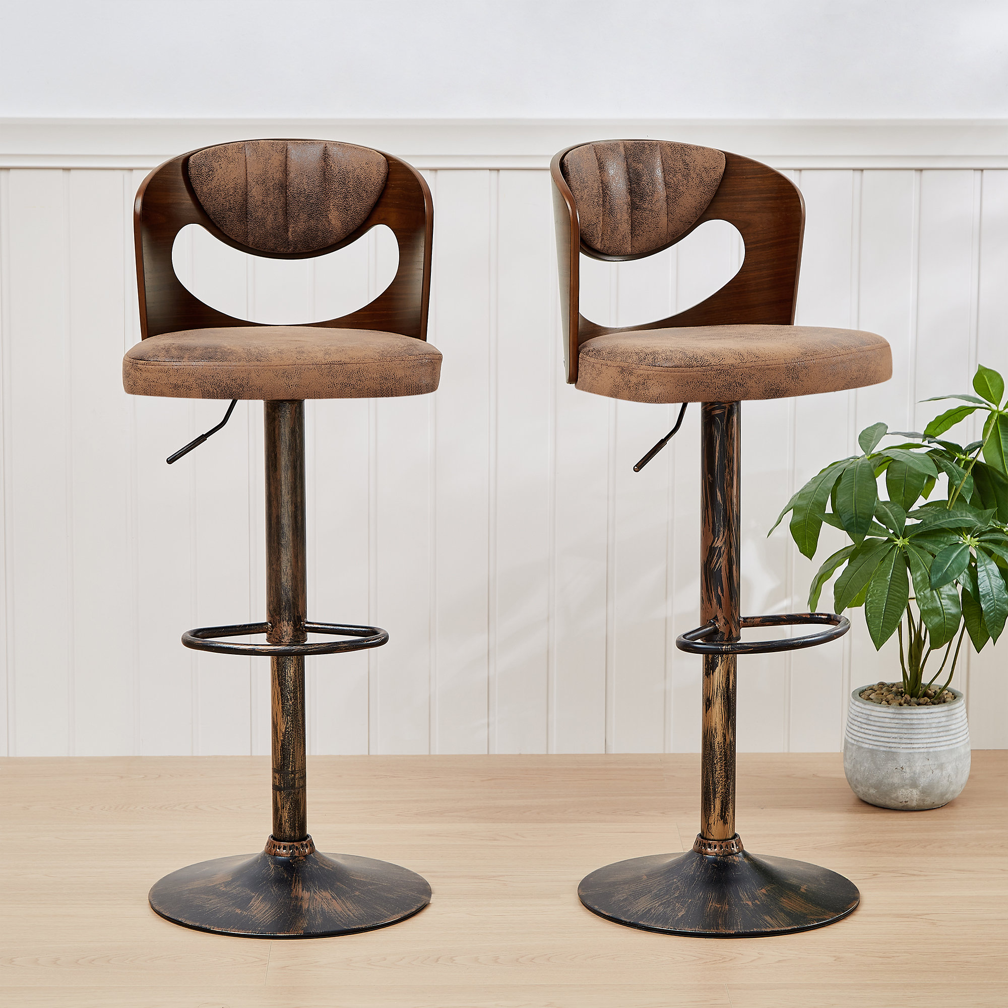 Kerwick Swivel Adjustable Height Stool