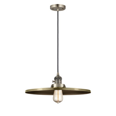 Luminaire suspendu simple 1 lumière