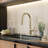 Modern Touchless Pull-Down Kitchen Faucet-112485394