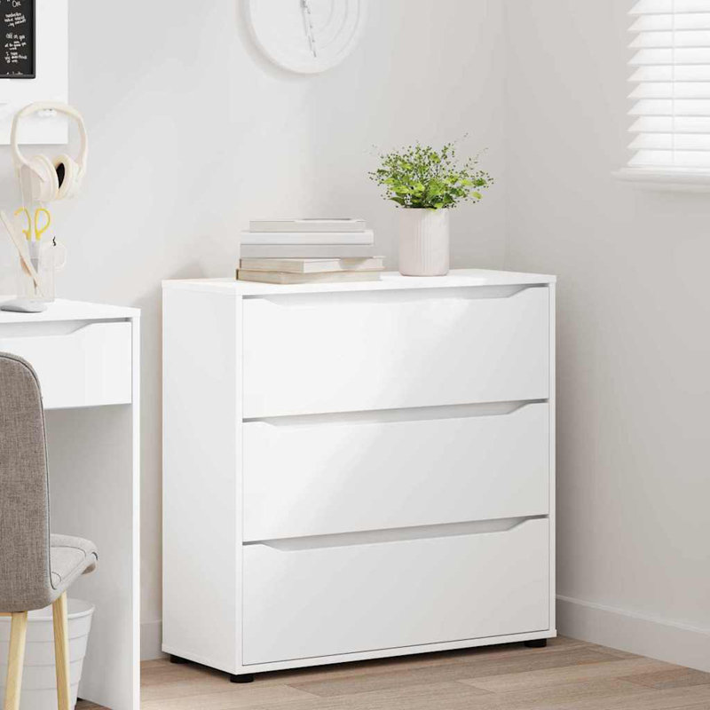 80cm W Chest of Drawers, White