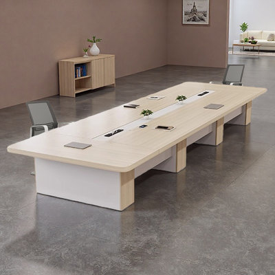 Table de réunion minimaliste et moderne