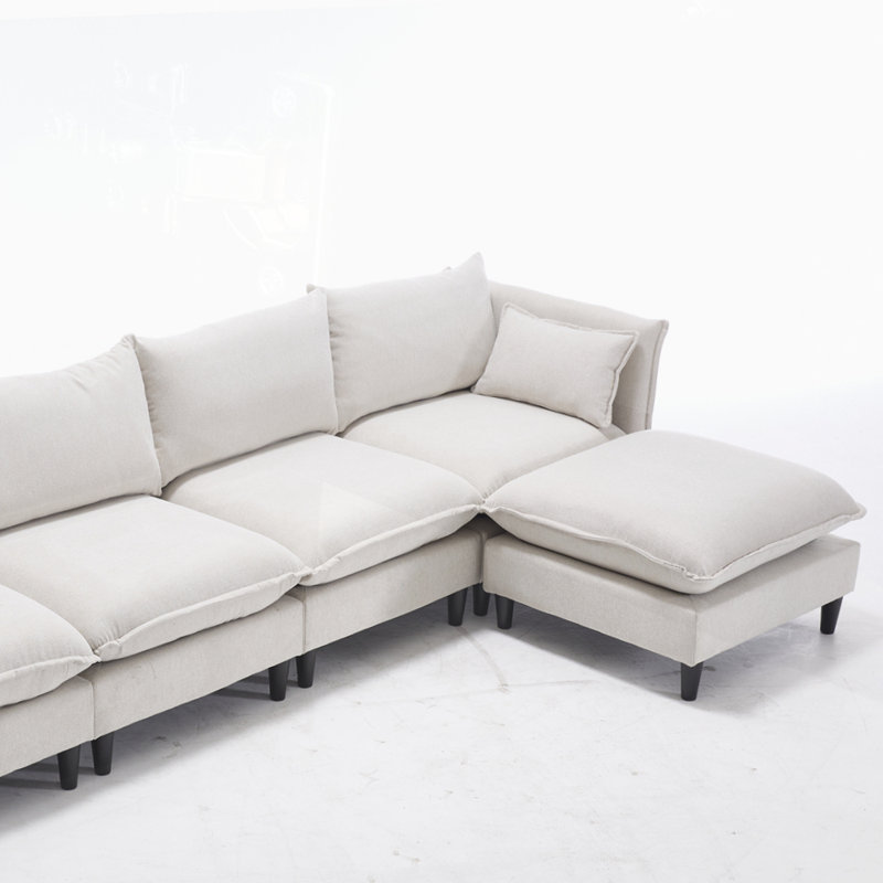 Modular Sectional Sofa, Beige